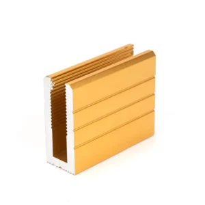 Aluminum Base Shoe Frameless Glass Railing U Channel Profile Glass Railing Safety Fence