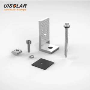 Aluminum Bracket Solar Mounting System Solar L Foot Metal Tin Roof L Feet Pv Panel Solar L Feet