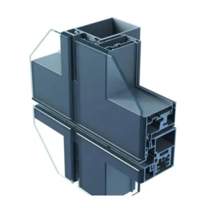 Aluminum Curtain Wall System Exterior Glass Curtain Wall Profile Per M2 Exterior Building Aluminium Frame Glass Wall