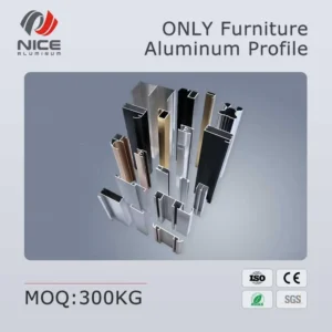 Aluminum Custom Decorative Profile 6000 Series CNC Machined OEM Custom Cutting Thickness Furniture Aluminum Profile