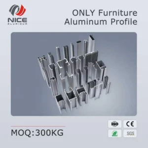 Aluminum Custom Shaped Profile OEM Custom Matte Black Gold Anodized 6063 T5 6000 Series Cutting Furniture Fabrication