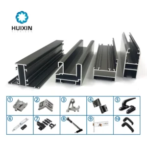 Aluminum Door Aluminium Profile Extrusion For Ethiopia Structural Profiles