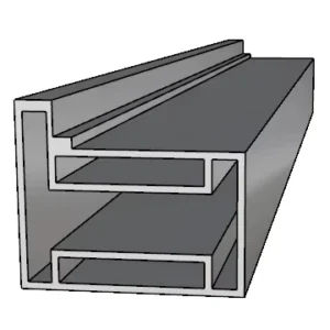 Aluminum Door Frame Profile 02