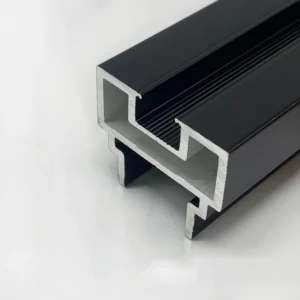 Aluminum Extruded Glass Partition Sliding Profile Slim Glass Door Profile Aluminium Extrus