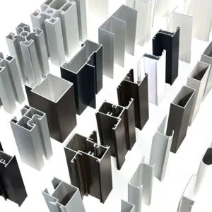 Aluminum Extruded Profiles for Window and Door Square Is Alloy 5.8 6.0M