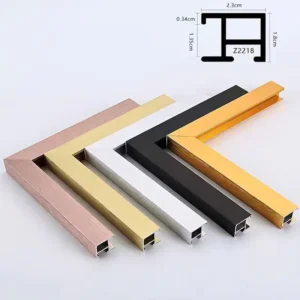 Aluminum Extrusion Aluminum Profiles Thickened Narrow Edge Anodized Frame Profile Deep Processed Poster Decorative Picture Border