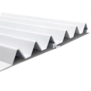Aluminum Extrusion Profile Custom Corrugated Wall Panels Waterproof Matte Bending 6000 Series Commercial Residential