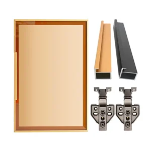 Aluminum Extrusion Profiles for Door and windows Slim Frame Profile for Wardrobe Glass Sliding Door