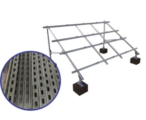Aluminum Galvanized Steel Photovoltaic Solar Panel Frame for Solar Roof and Carport Installation
