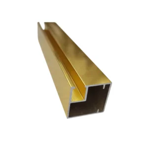 Aluminum Glass Channel Anodized Aluminum Alloy Glass Door Frame Profile For Kitchen Wardrobe Durable Eco Friendly