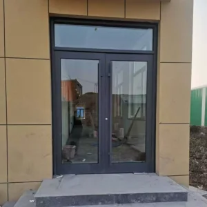 Aluminum Glass Swing Door NFRC Certified Soundproof Waterproof Windproof Aluminum Door