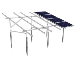 Aluminum Ground Solar Panel Mounting Support Structure Brackets