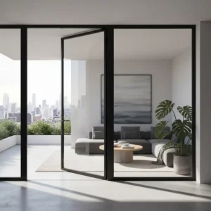 Aluminum Hinged French Doors for Patios Luxury Homes Hotels Modern Commercial Residential Entry Exit High Traffic Durable
