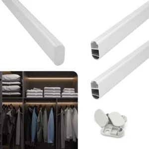 Aluminum LED Strip Channel 064 Wardrobe Shelf 15*29MM Hanging Light LED Aluminum Profile Silvery