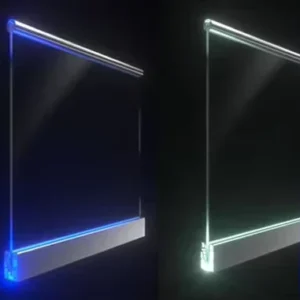 Aluminum LED Strip Profile With Anodized Finish For Villa Glass Railing Systems Contemporary Design