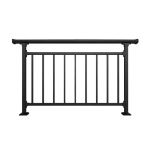 Aluminum Modern Stair Railing System for Villa Pool Deck Balcony Hospital No Welding DIY Kit Custom Size Supplier