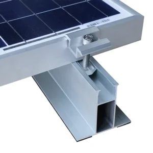 Aluminum PV Mounting Solar Panel Mid Clamps Bracket for Solar Roof Mounting System