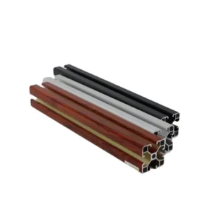 Aluminum Profile 6000 Series European Standard Frame Industrial Use Silver Anodized Square V T Slot