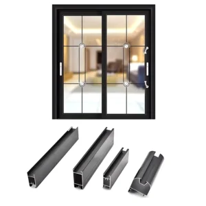 Aluminum Profile For Sliding Glass Doors Aluminum Door Frame Powder Coating Aluminum Door Profiles