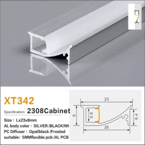 Aluminum Profile Manufacturer Direct Custom Aluminum Profiles for LED Light Track Channel Cove Stair Baseboard Solutions
