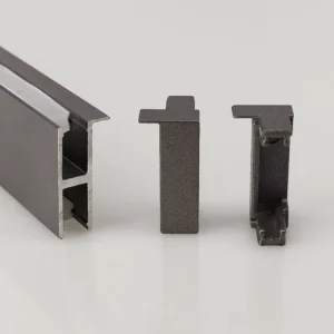 Aluminum Profile T5 Tempered Anodized LED Shelf Light 18mm Cabinet Silicone Cover Gray Black Gold Silver 3 Year Warranty