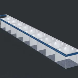 Aluminum Profile Trade Show Booth Design Exhibition Stand Design Exhibition Booth Display