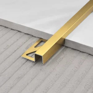 Aluminum Profile Trim Gold Metal Tile Trim Corner Extrusion Profile Powder Coating Line Profiles Tile Trim Corners for Villa