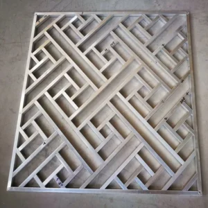 Aluminum Profile Window Grilles & Decorative Metal Frames Customizable Anodized Powder Coated Weatherproof & Eco Friendly