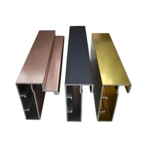 Aluminum Profile for Glass Doors Aluminum Narrow Frame Profile Glass Wardrobe Sliding Doors