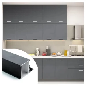Aluminum Profiles China Factory for Kitchen Cabinets Wardrobe Drawers Bedroom Furniture Bending Cutting Welding