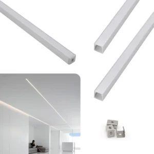 Aluminum Profiles for Wall N1010 for LED Strip Recessed Mini Aluminum Profiles for Shelves