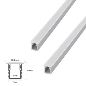 Aluminum Profiles for Wardrobe 11*11mm Surfaced Mounted Aluminum Kitchen Profiles