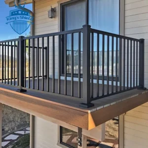 Aluminum Railing Picket System Deck Balusters Balcony Handrail Balustrade Stair Railing