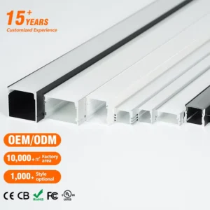 Aluminum Recessed Extrusion LED Strip Light Profile