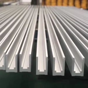 Aluminum Security Balustrades and Railing with U Channel Design for Stair Veranda Outdoor Modern Frameless Profile Glass Railing