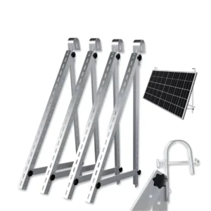 Aluminum Solar Bracket for Balcony and Roof Mounting System Solar Photovoltaic Structure