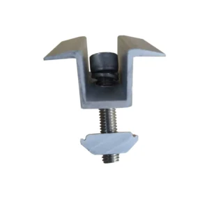 Aluminum Solar Mid Clamp 30mm PV Mounting Accessories Panel Clamp in Silver