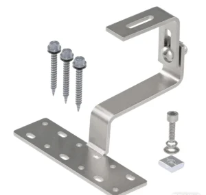Aluminum Solar Mounting Roof Hook Solar Photovoltaic Mounting Systems Accessories