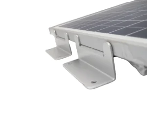 Aluminum Solar Mounting Z Bracket Solar Accessories for Solar RV Boat Roof Wall Off Gird Easy Install for Solar Energy System