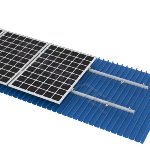 Aluminum Solar Panel Brackets for Roofs PV Module Mounting System CE Certified Service Life High Wind Load 60M s Solar