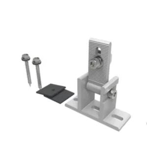 Aluminum Solar Panel Mounting System Adjustable Flat Roof Tilt Front Leg Rear Leg Bracket Solar Equipment