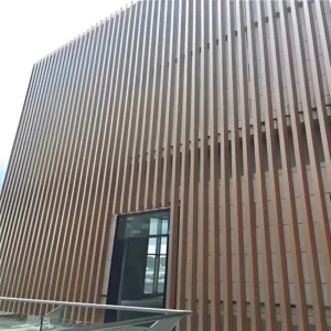 Aluminum Square Tube High Quality Metal Curtain Wall Facade System From China