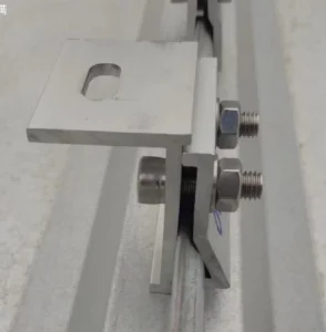 Aluminum Standing Seam Roof Solar Mount Fixed Brackets Solar Clamp Solar Panel Mount Solution