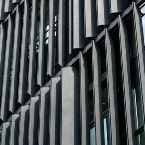 Aluminum Sunshade Panel Adjustable Sun Control System for Building Facade Energy Saving Aluminum Louver