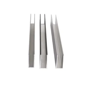 Aluminum Trough Bathroom Glass Door Aluminum Profile U Channel Glass Door Profile