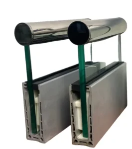 Aluminum U Channel Glass Railing U Channel Base for Frameless Glass Balcony Balustrade