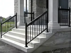 Aluminum Vertical Balustrade Stair Handrail