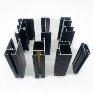 Aluminum Window Frame Profile Extrusion Door Glass Alloy Sliding Folding Custom Anodized 6063 T5 Slim Lift Thermal Break Double
