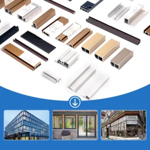 Aluminum Window Frame Profiles Good Formability Anodized Door Frame Aluminum Profile for Decorations
