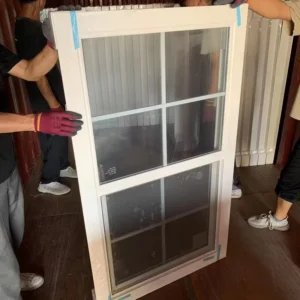 American Black Aluminium Sash Window Vertical Sliding Glass Windows Double Hung Window With Screen Hung Vertical Sliding Windows